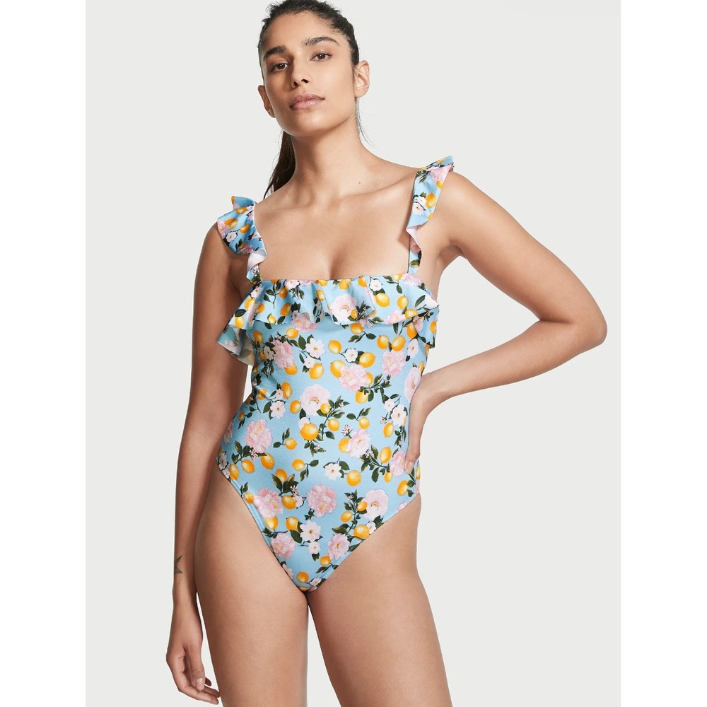 Victoria's Secret Swim Ruffle‎ One-Piece Swimsuit Large